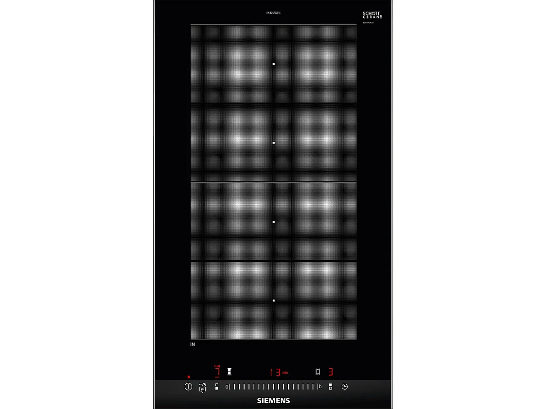 Siemens Table induction domino 30cm 2 foyers - ex375fxb1e