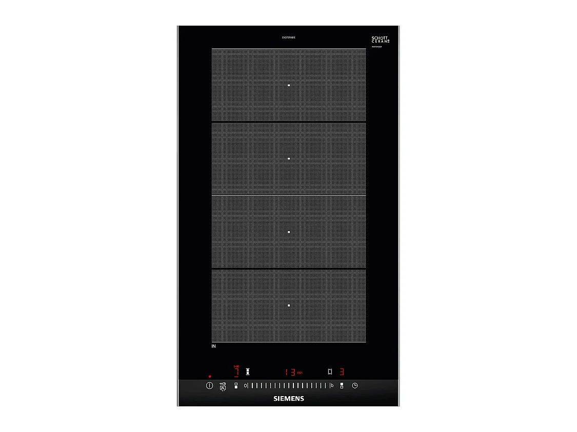 Siemens Table induction domino 30cm 2 foyers - ex375fxb1e