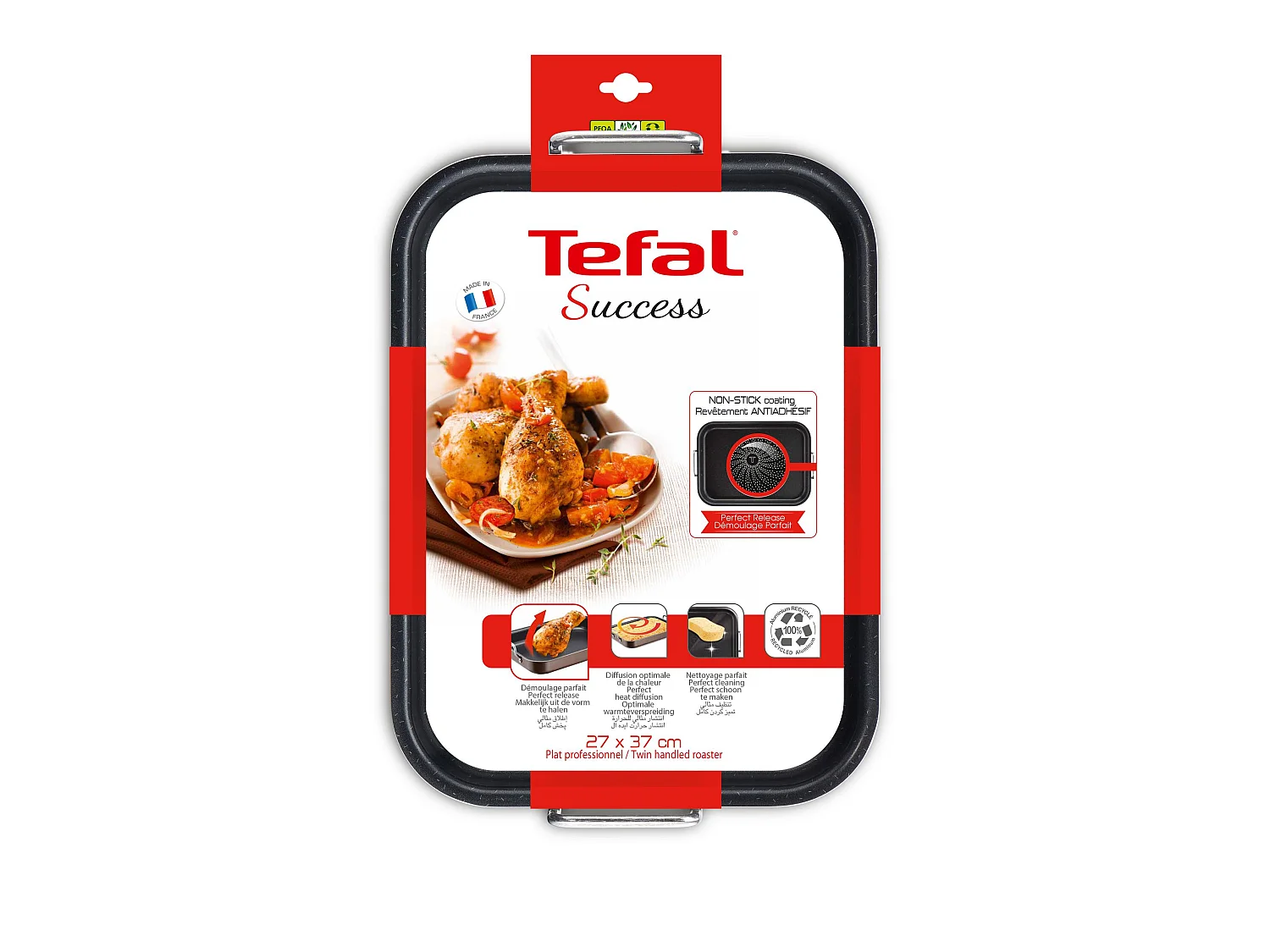 Tefal Plat à four aluminium 27x37cm - j1605902