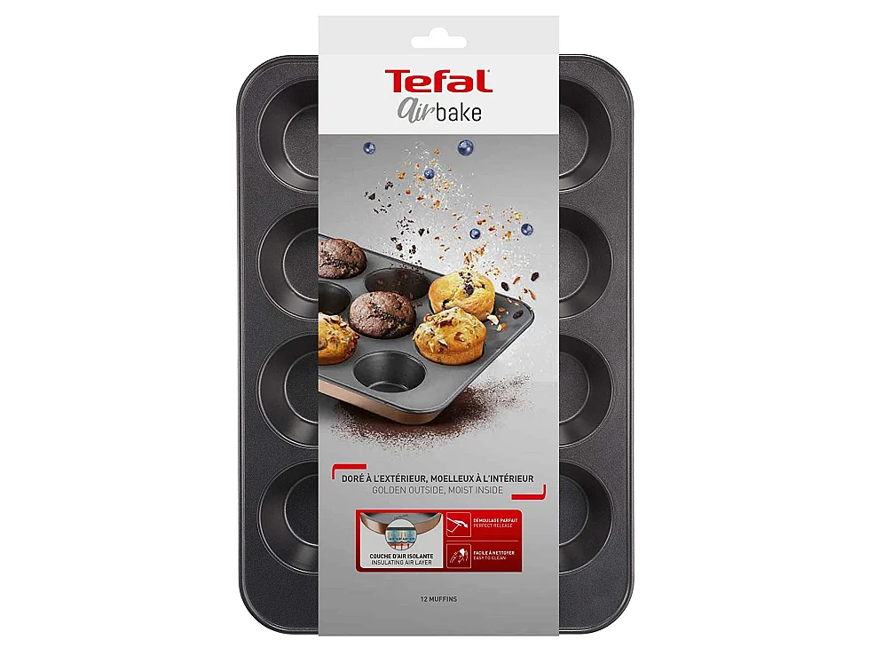 Tefal Moule à 12 muffins - j2555014