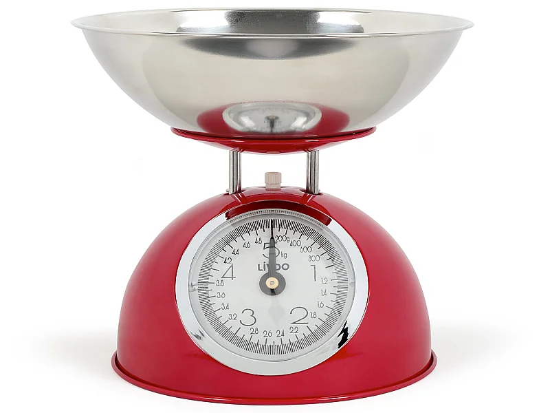 Livoo Balance de cuisine mécanique 5kg - 20g rouge - dom443r