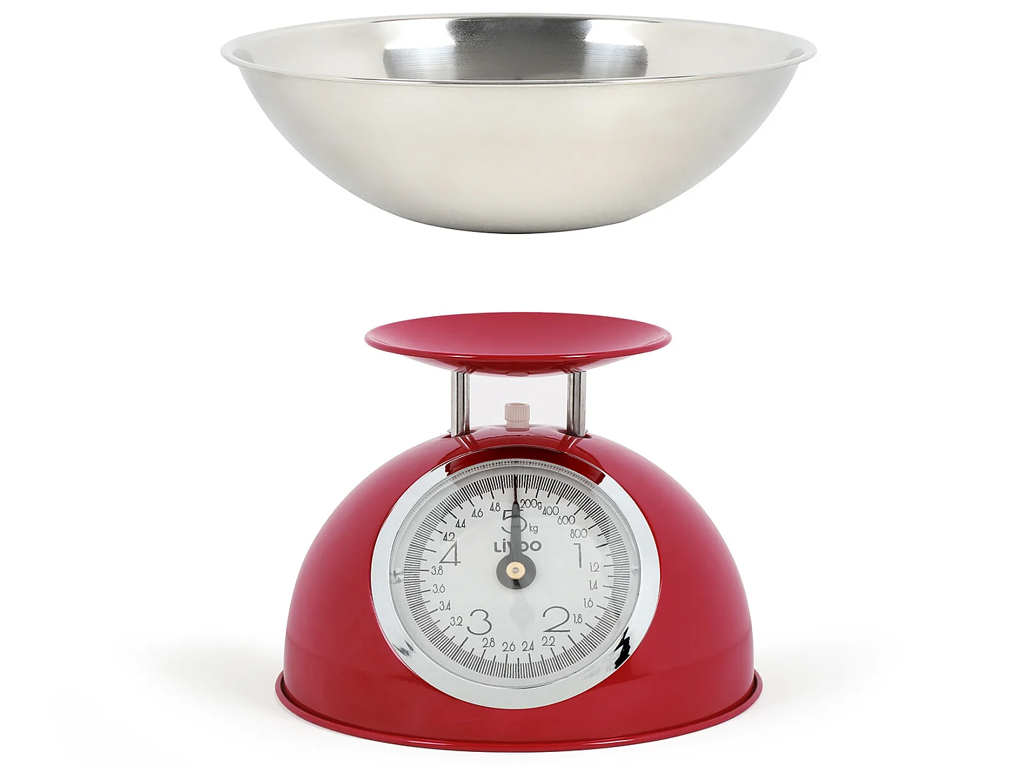 Livoo Balance de cuisine mécanique 5kg - 20g rouge - dom443r