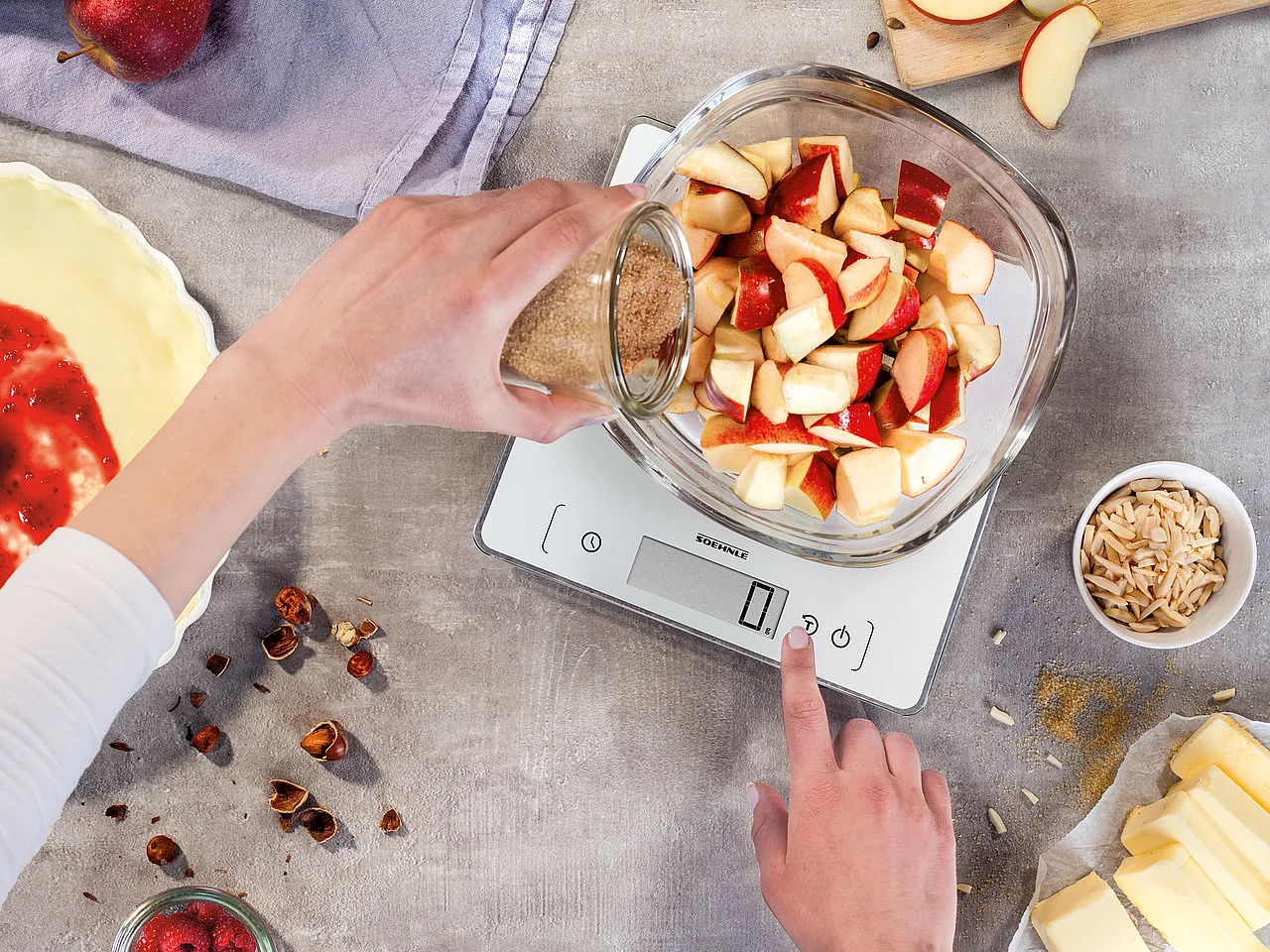 Soehnle Balance de cuisine électronique 10kg-1g blanc - 0861505