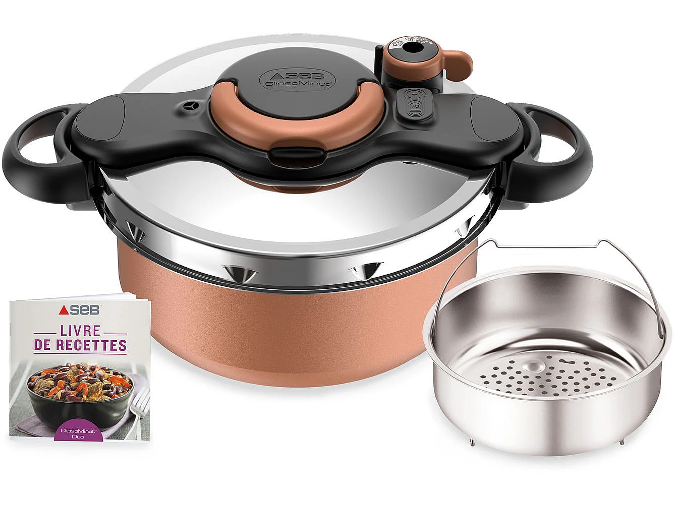 Seb Autocuiseur 5l effet cuivre - p4705101