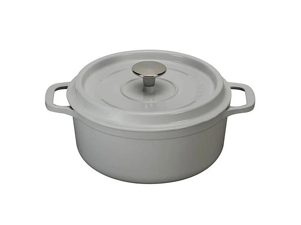 Invicta Cocotte ronde en fonte d'aluminium 32cm gris - PUV402322