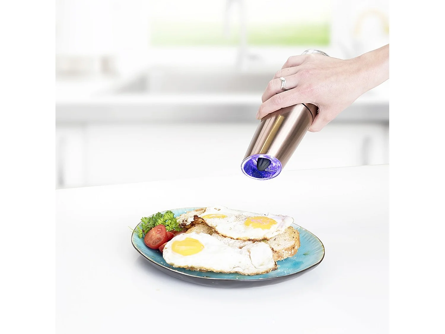 Bestron Moulin électrique poivre/sel/épices - aps300co