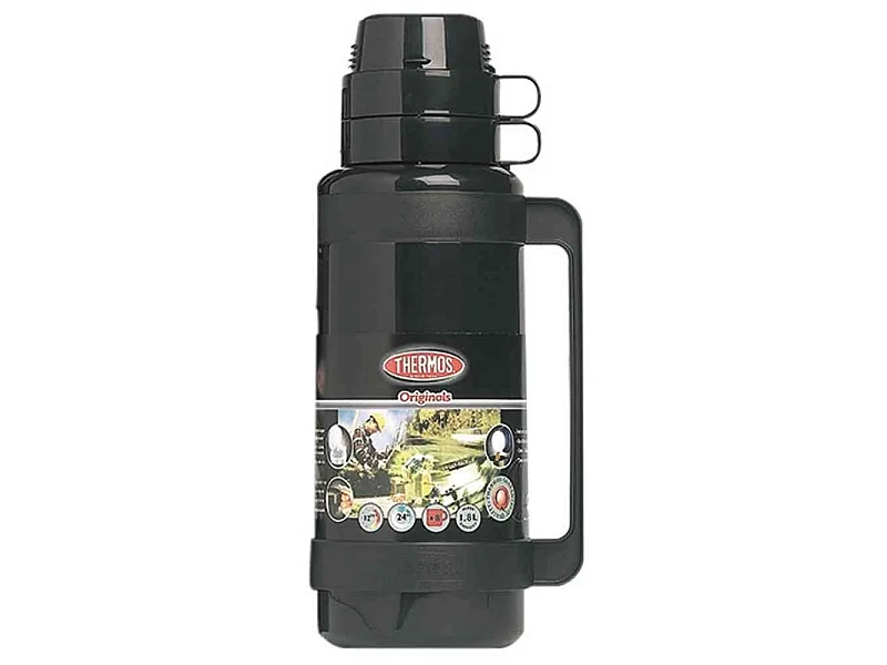 Thermos Bouteille isotherme plastique 1.8l noir - 061080