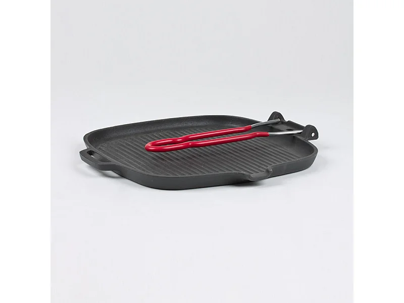 Invicta Grill carré fonte 25cm noir - 32720