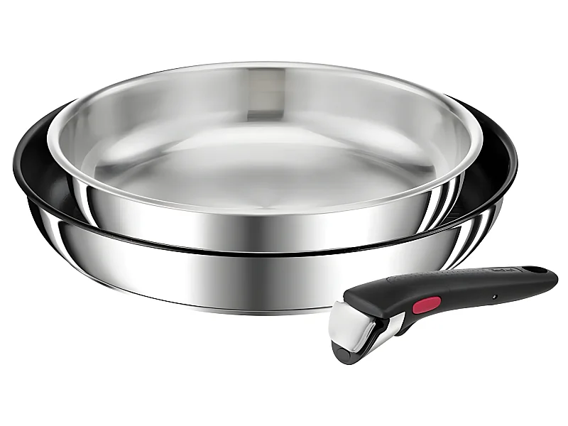 TEFAL Set 3tlg., Bratpfannen 24/28 cm, Griff, Induktion,