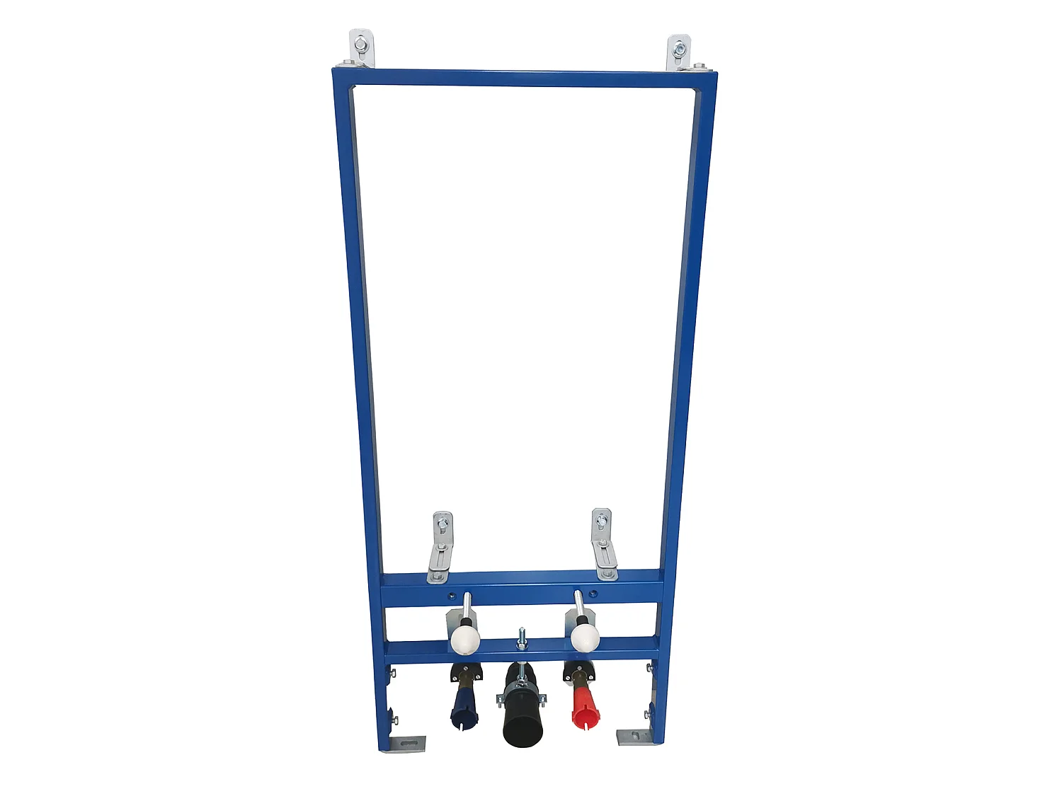 Pack bidet blanc en céramique avec bâti-support - AMARUM