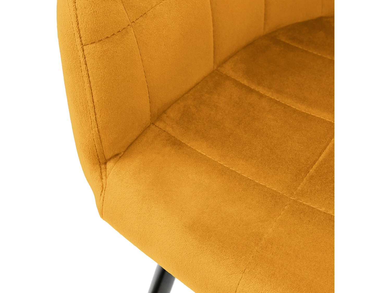 Set di 4 sedie, sedie sala da pranzo, sedie soggiorno, sedia imbottita, sedia cucina, velluto