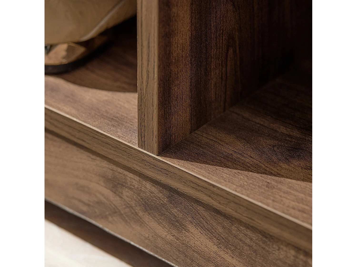 Sobuy Schoenenbank - Schoenenkasten - Schoenenrek met Zitbank - Garderobebank - Vintage - 2 Deuren - 2 Niveaus - 105 x 35 x 43 cm - FSR122-N