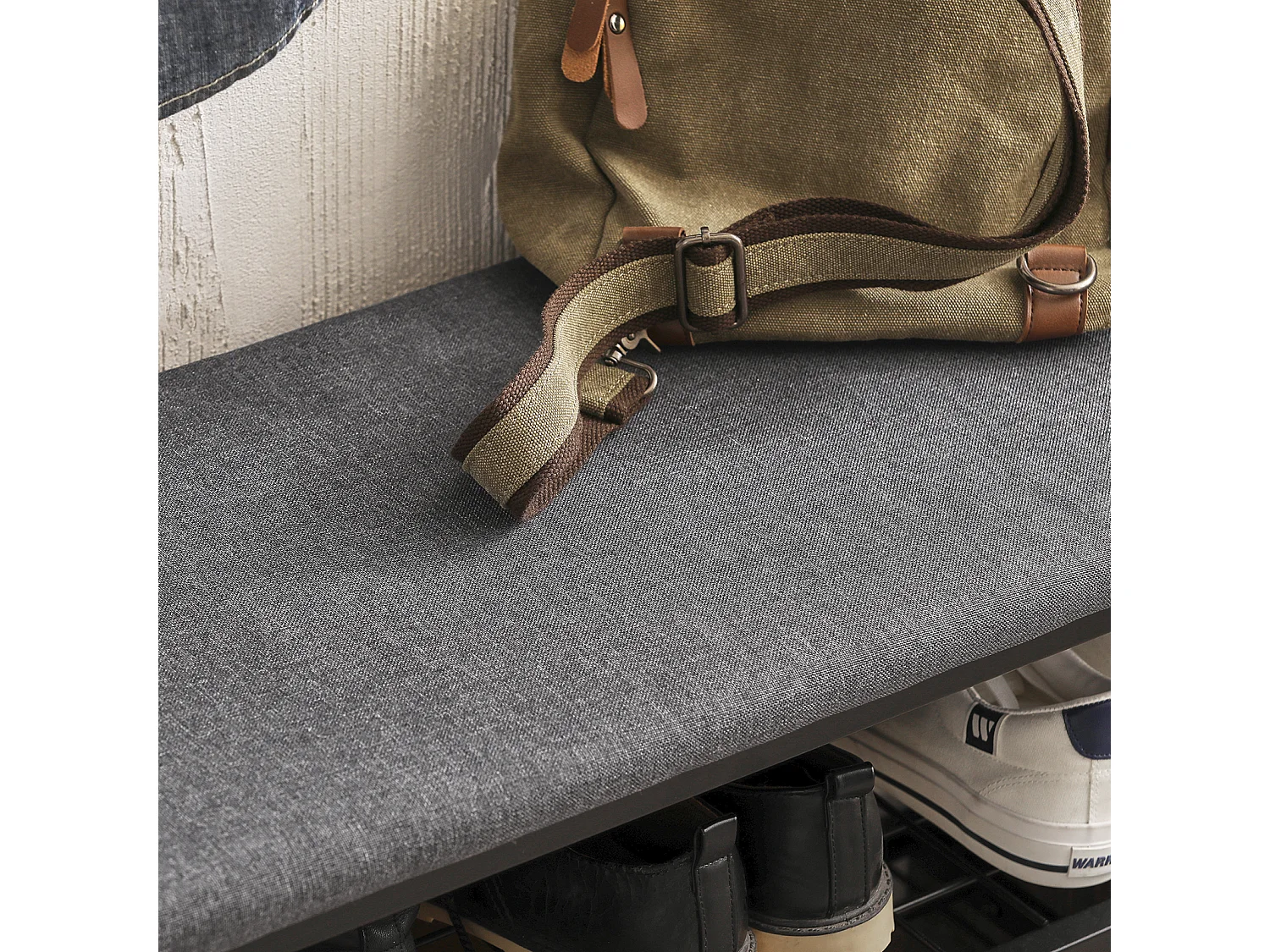 Schuhregal FSR113-N 101 x 44 x 32 cm Braun