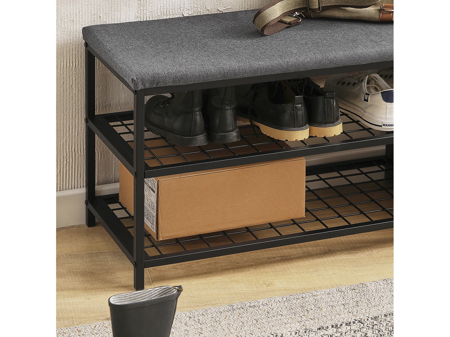 Schuhregal FSR113-N 101 x 44 x 32 cm Braun