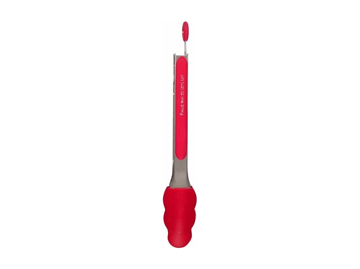 Pince de cuisine en silicone coloré (Lot de 2)