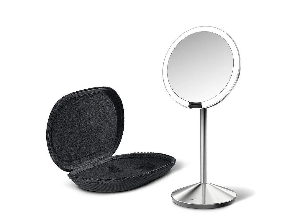 Miroir à capteur pliable grossissant