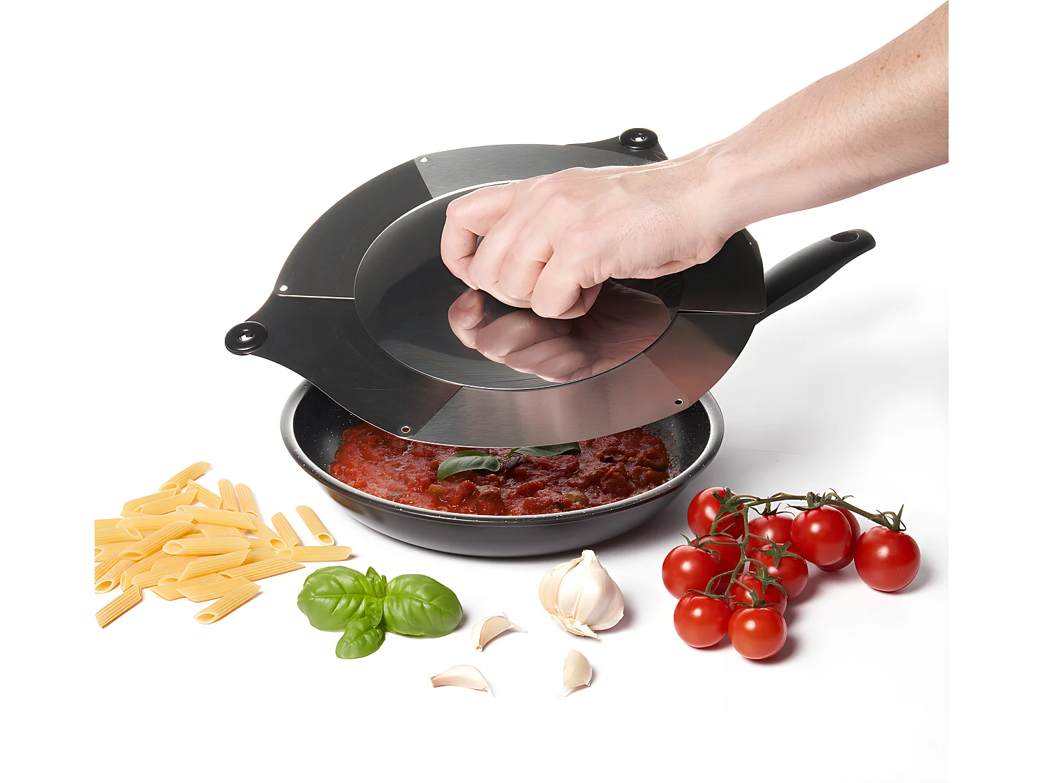 Couvercle éventail ajustable 12-32 cm