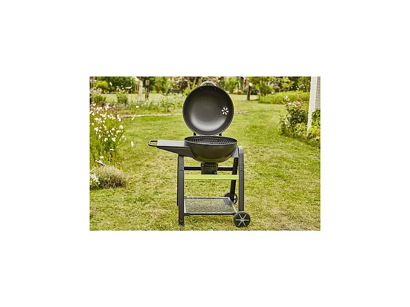 Cook'in Garden Barbecue à charbon 59cm avec chariot - ch529t