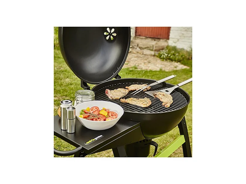 Cook'in Garden Barbecue à charbon 59cm avec chariot - ch529t