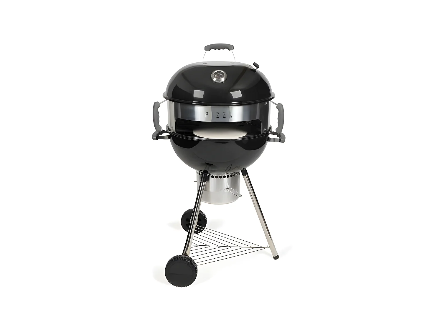 Livoo Barbecue four à pizza 54cm noir - doc271