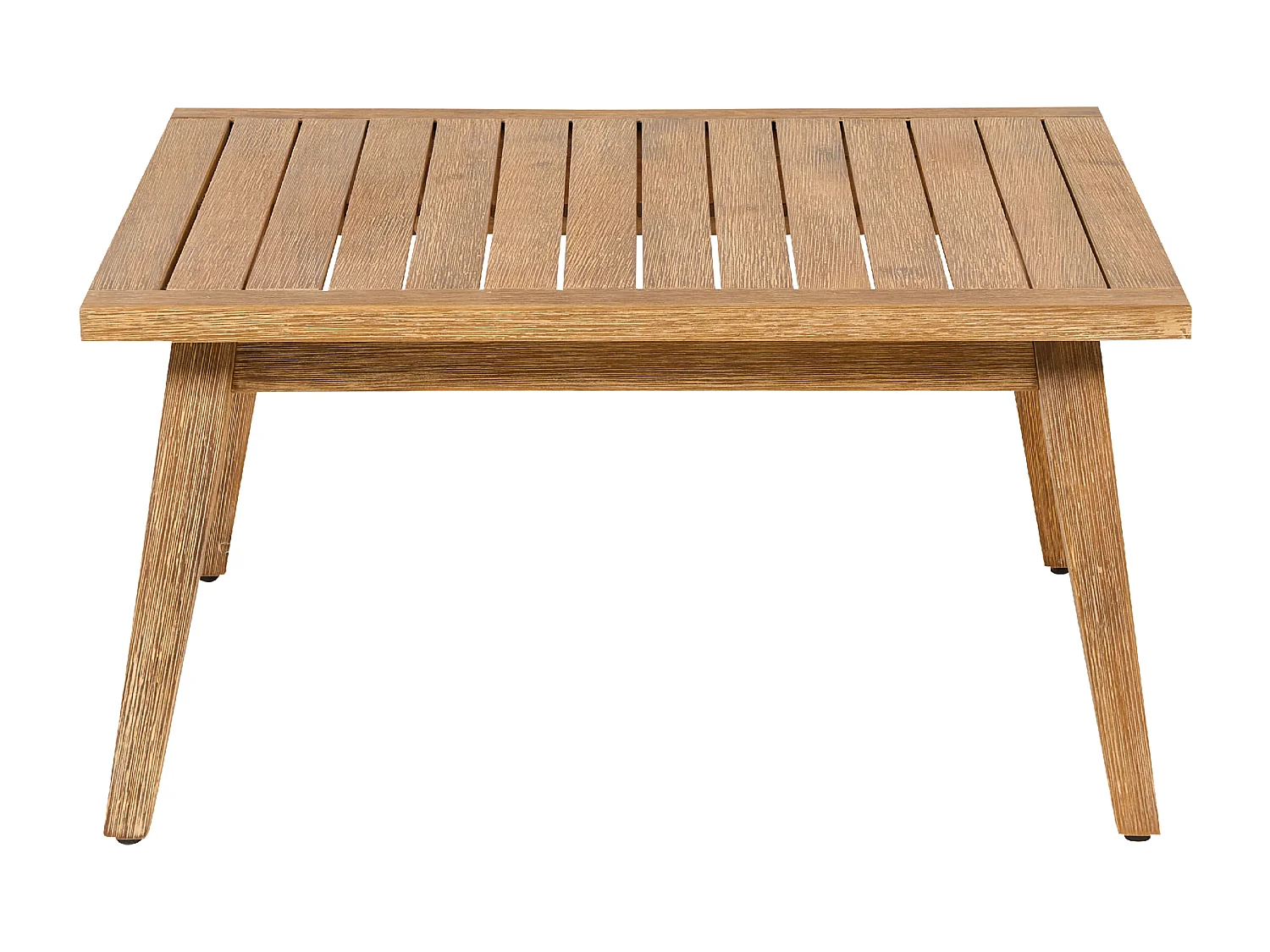 Set di divani angolari da giardino 5 posti ALCAMO Lato Sinistro Legno d'acacia Beige chiaro