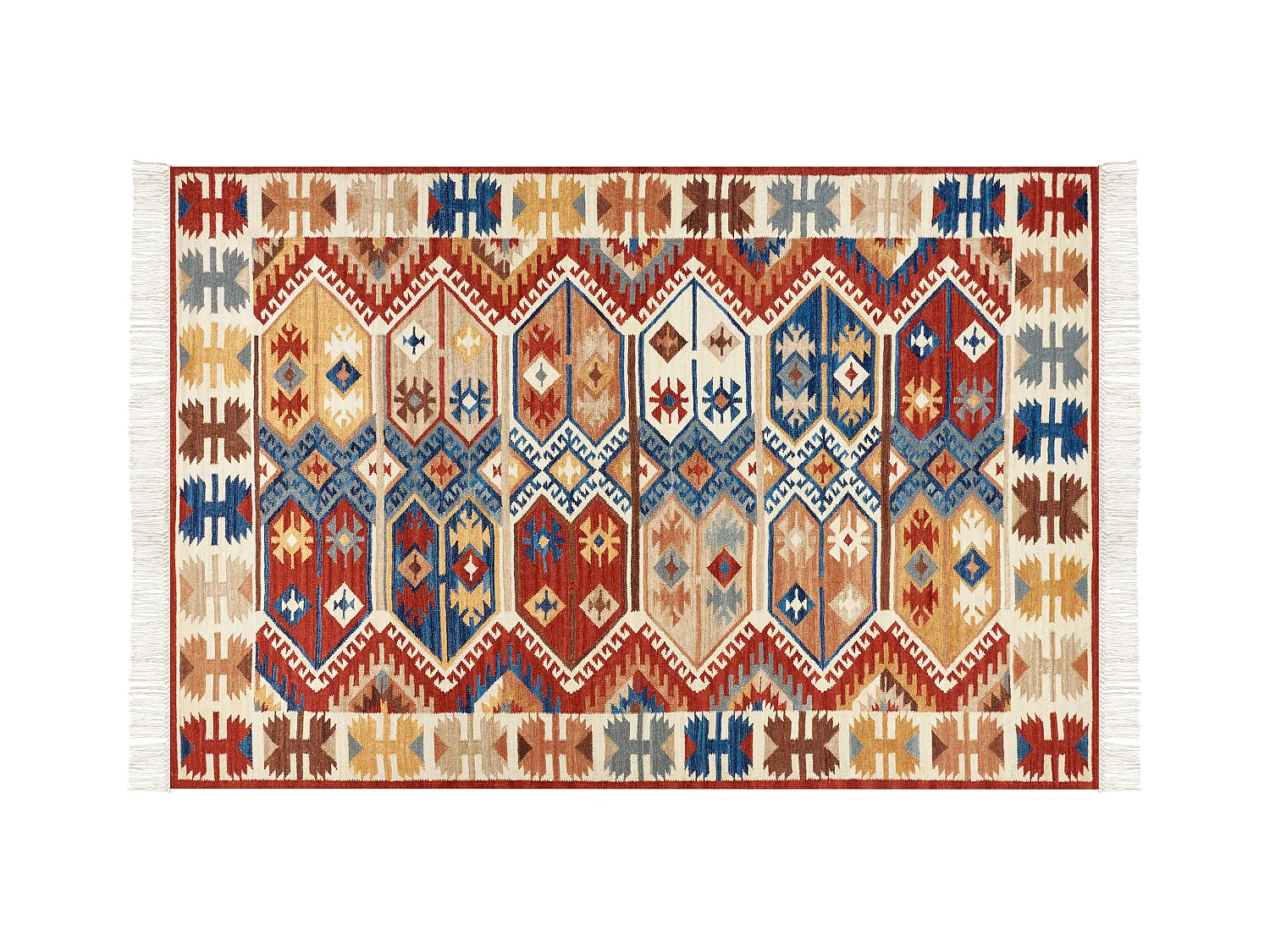 Tapis VANASHEN Multicolore 200 x 300 cm Laine Kilim
