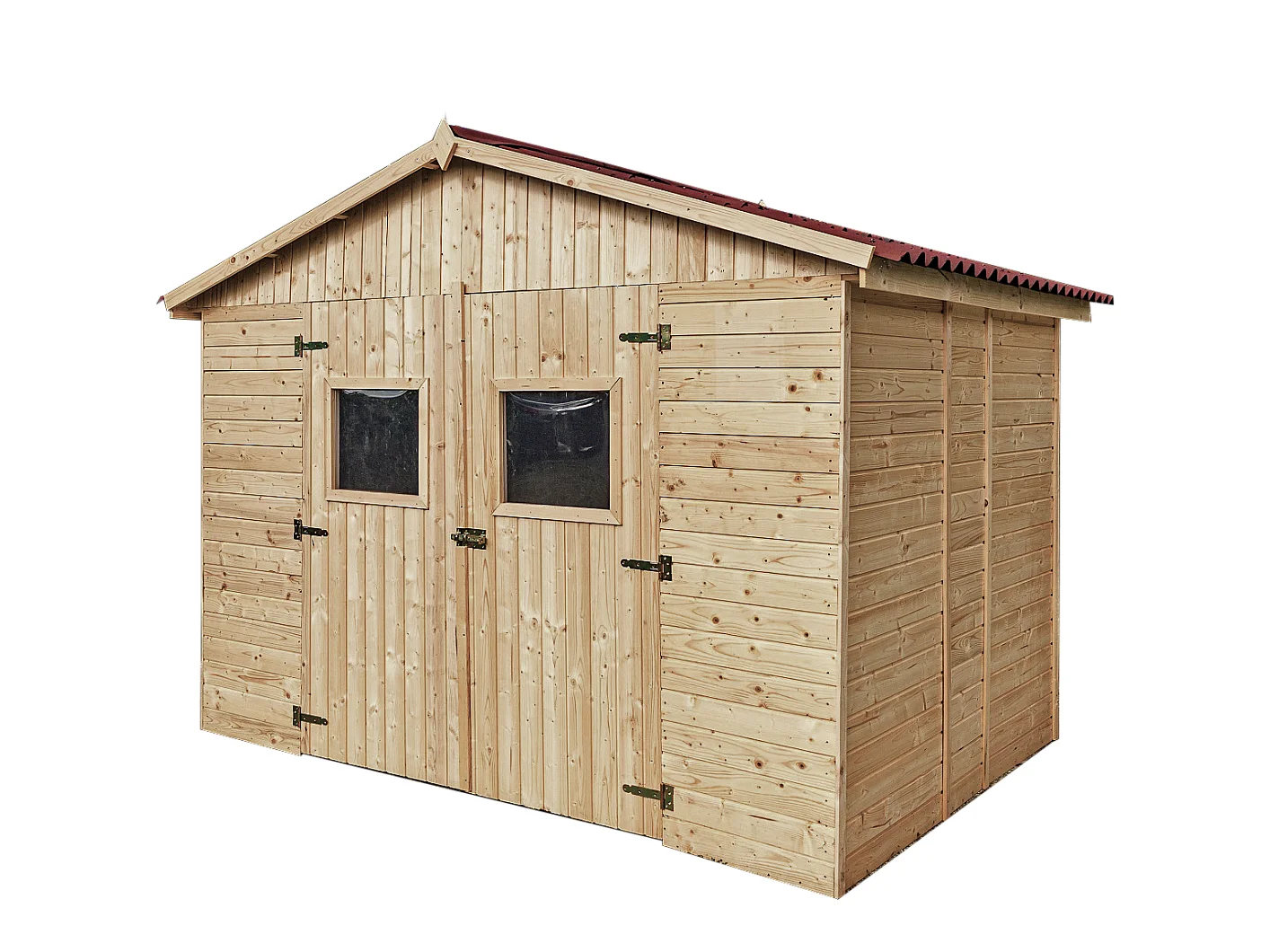 Habrita Abri en panneaux 5.41 m² sans plancher - ed2820.02