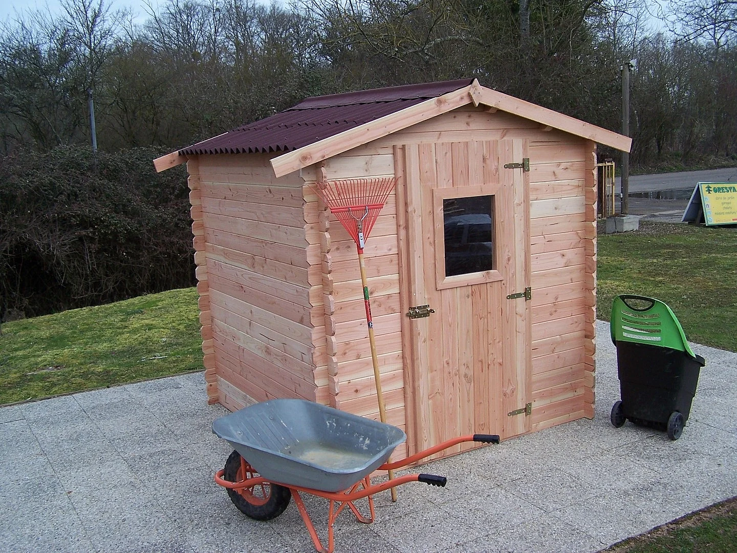 Habrita Abri de jardin sans plancher 3.24 m² - da2020.02n