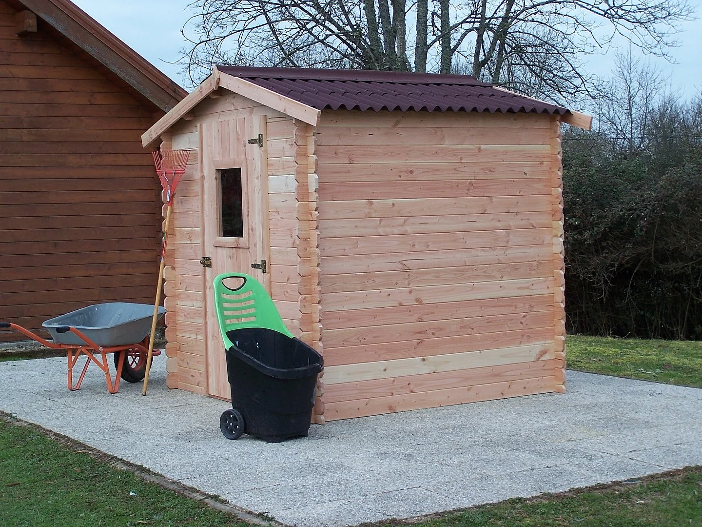 Habrita Abri de jardin sans plancher 3.24 m² - da2020.02n