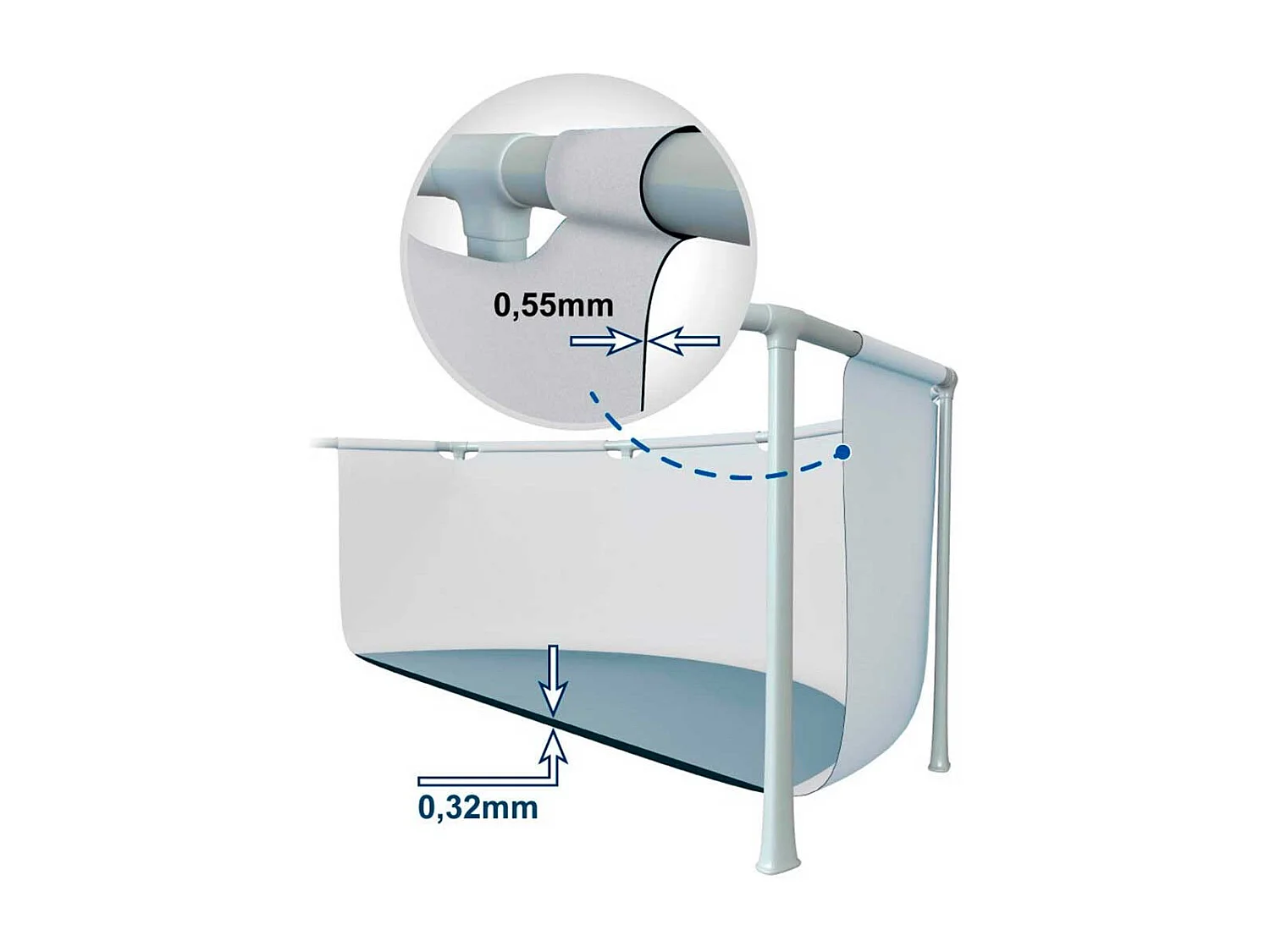 Intex rond zwembad 366x99 cm met filterpomp en ladder