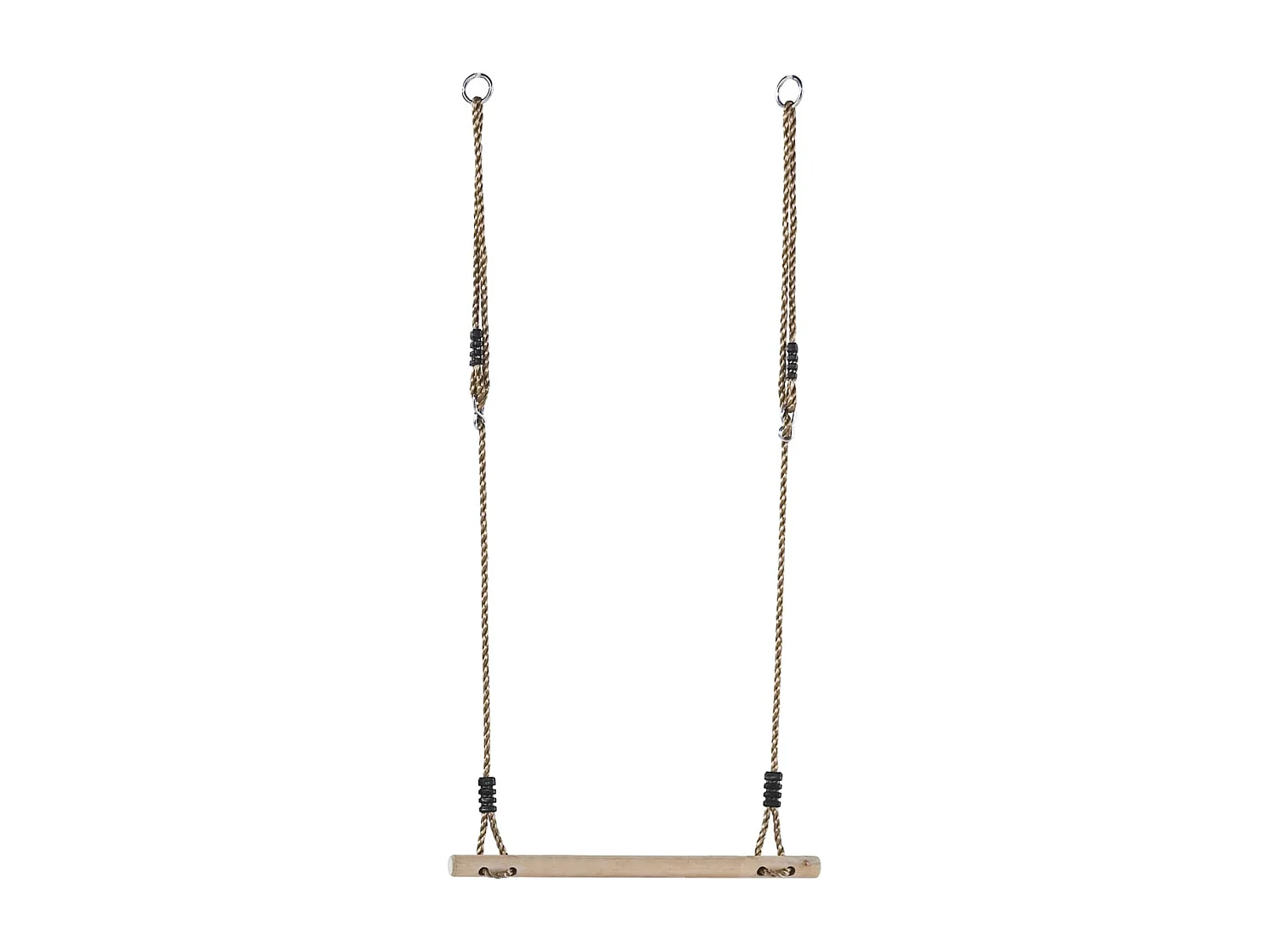 Trapèze en bois dur avec cordes réglables Cordes en polypropylène