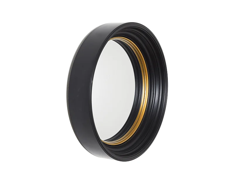 Miroir Convexe D40.5cm Oko Or, Noir