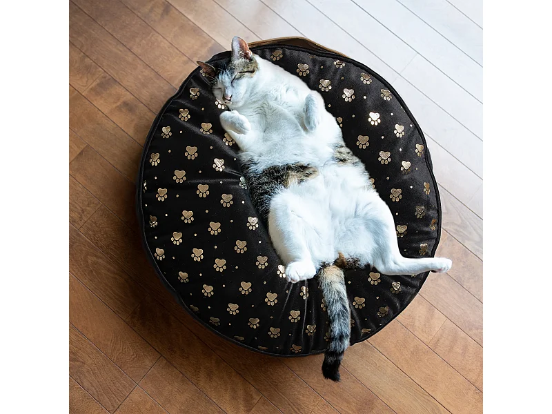 Coussin Pour Animaux 60x60x10cm Noir