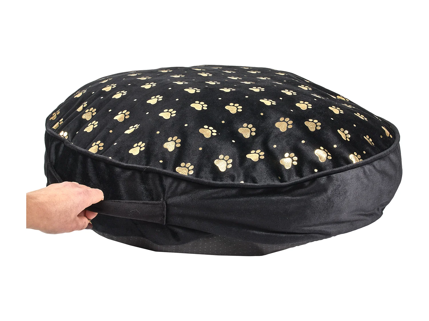 Coussin Pour Animaux 60x60x10cm Noir