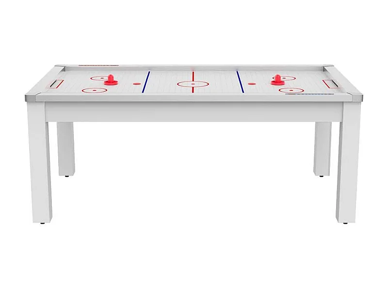 Table de Air Hockey Convertible "Calgary" 213cm Blanc