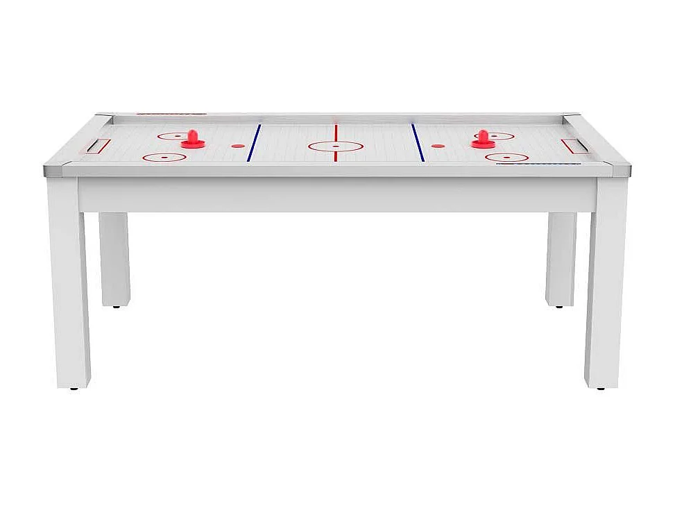 Table de Air Hockey Convertible "Calgary" 213cm Blanc