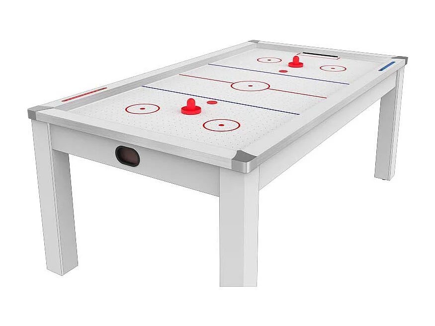 Table de Air Hockey Convertible "Calgary" 213cm Blanc