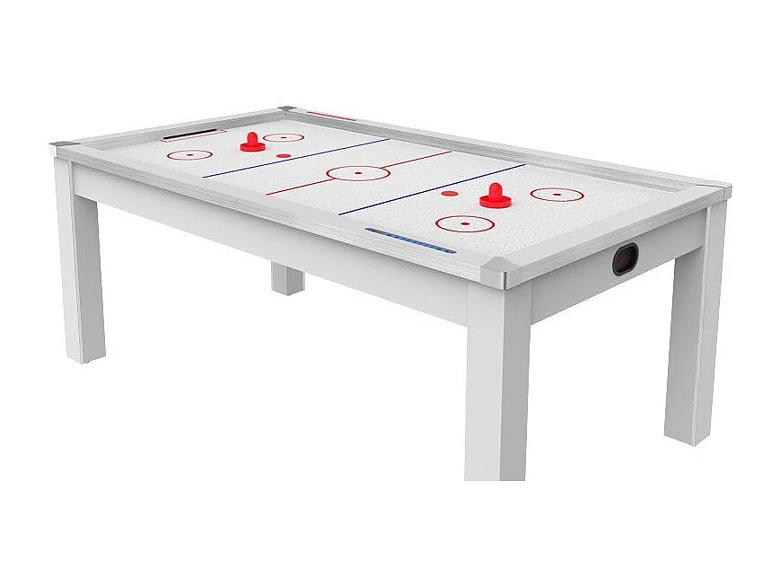 Table de Air Hockey Convertible "Calgary" 213cm Blanc
