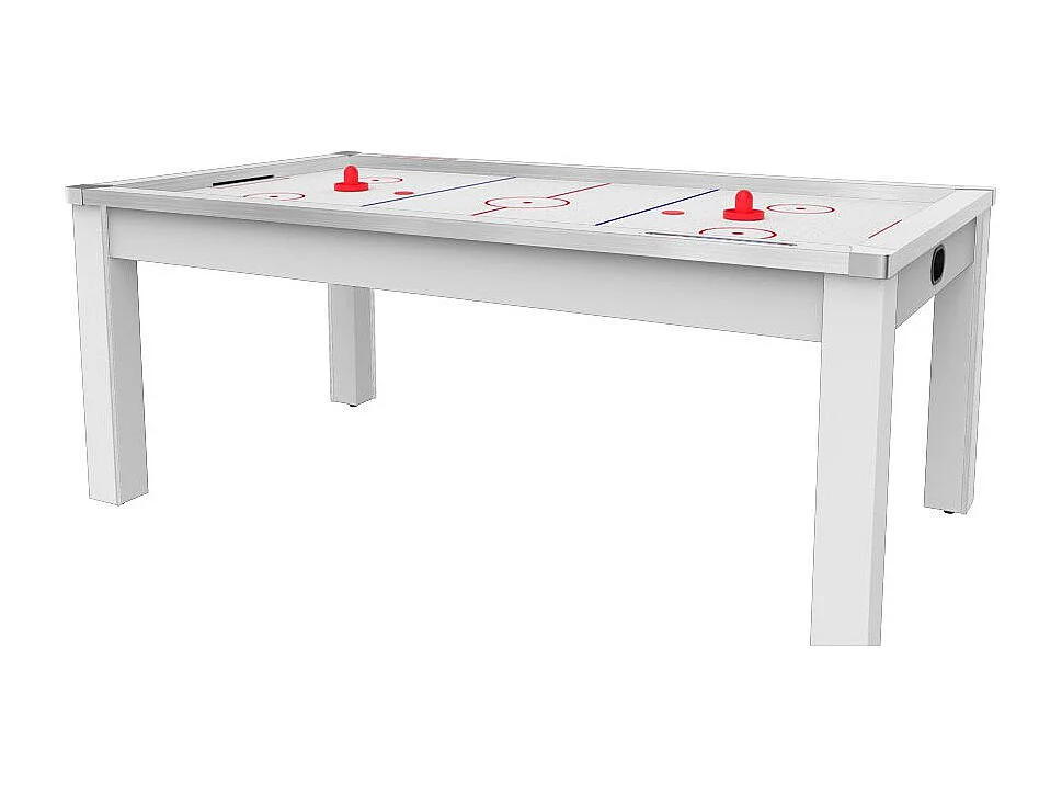 Table de Air Hockey Convertible "Calgary" 213cm Blanc