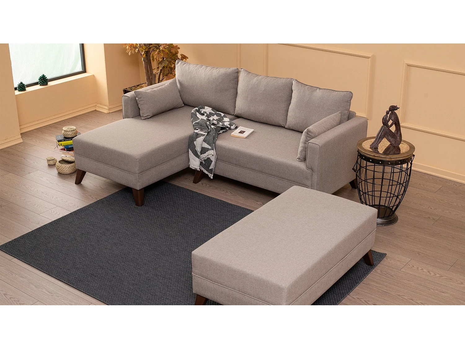 Conjunto de muebles tapizado Altadena B100, Función de descanso, Tapiz