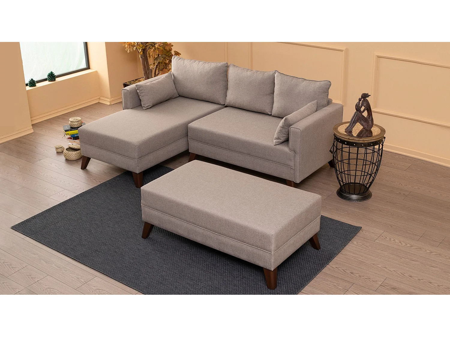 Set di mobili imbottiti Altadena B100, Funzione di sonno, Arazzo