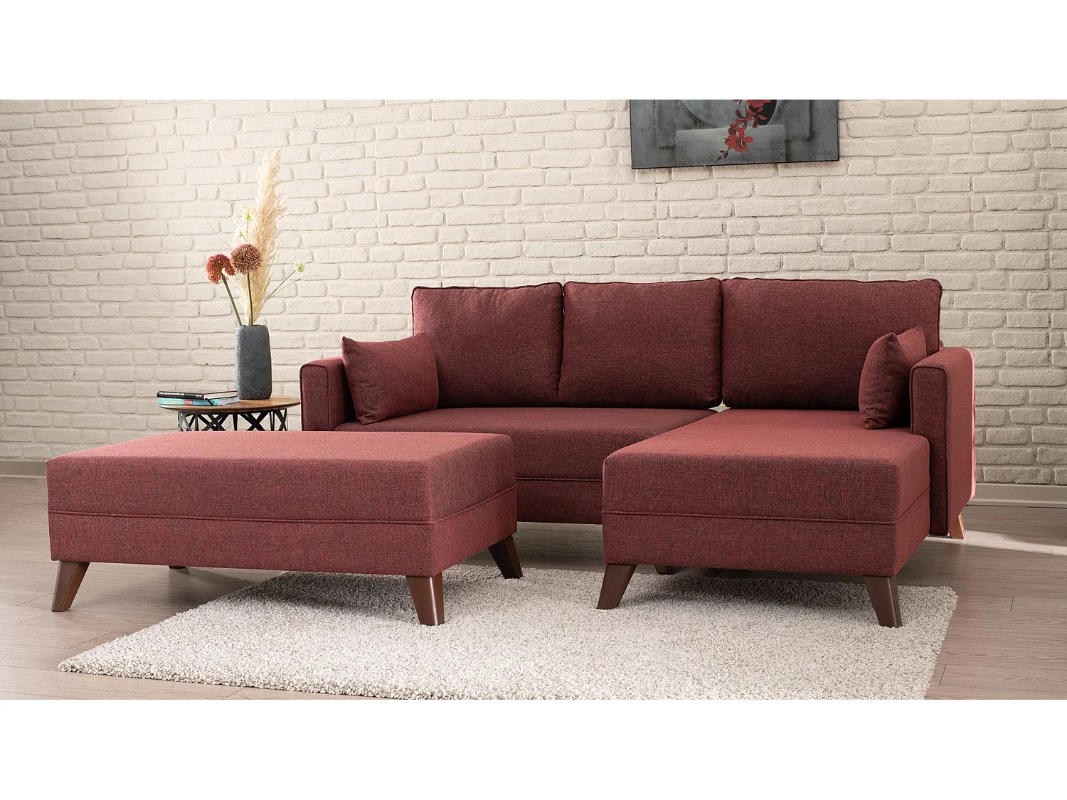 Conjunto de muebles tapizado Altadena B100, Función de descanso, Tapiz