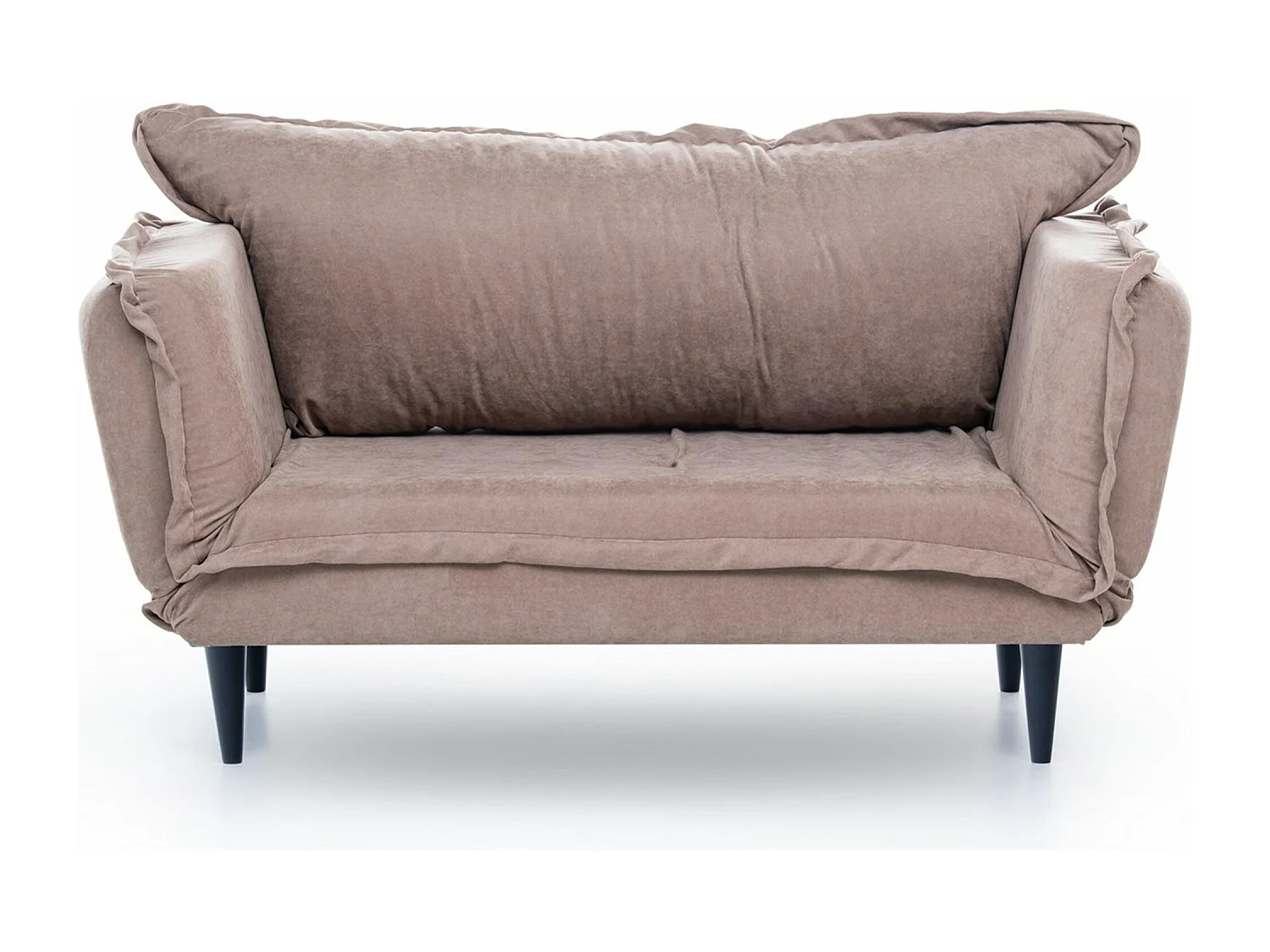 Sofá Altadena 264, Rosa, 200x70x85cm, Tapiz, Patas: Madera, Parcialmente montado