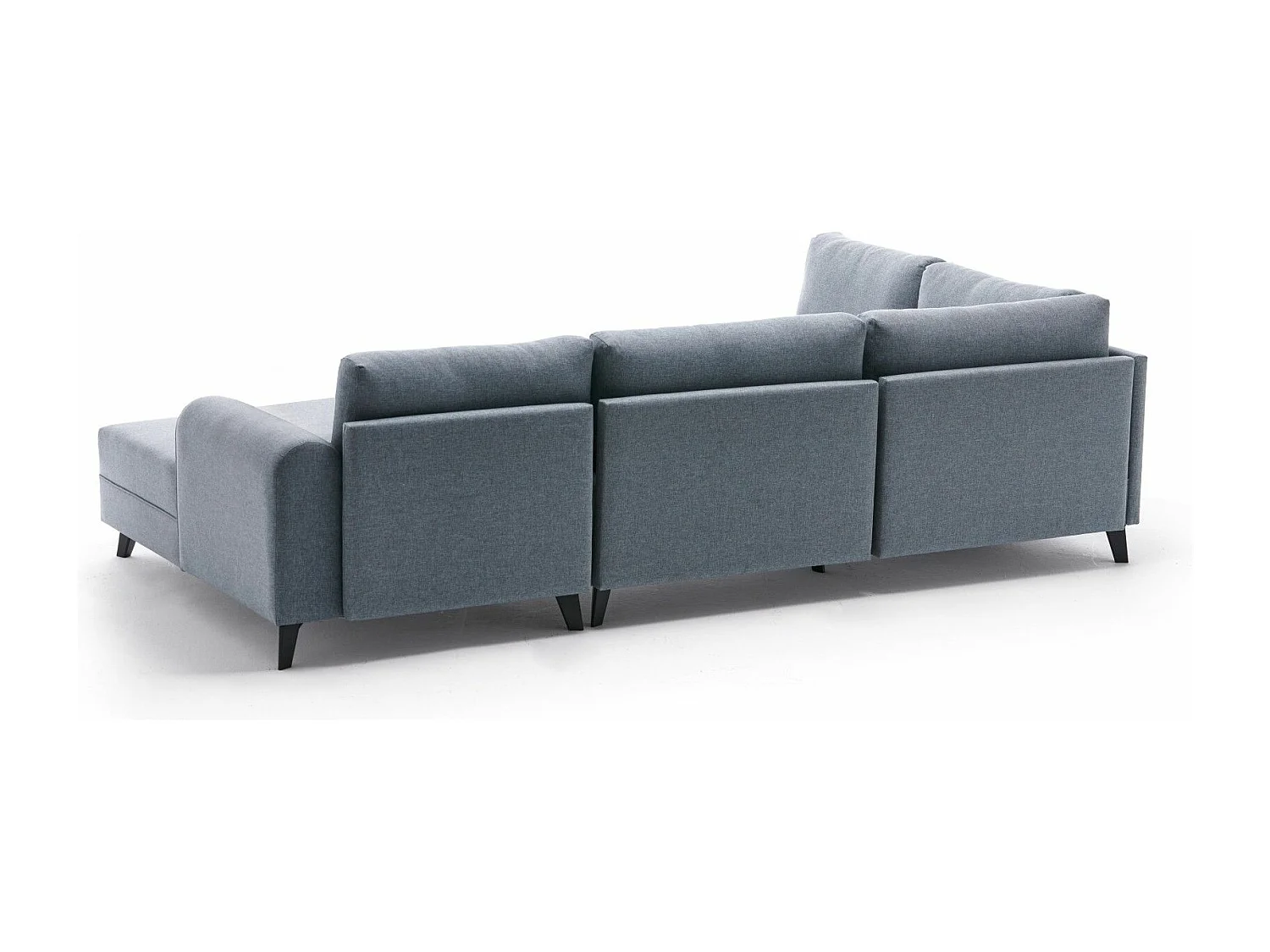 Sofá rinconero Altadena 316, Azul, Función de descanso, 300x202x78cm