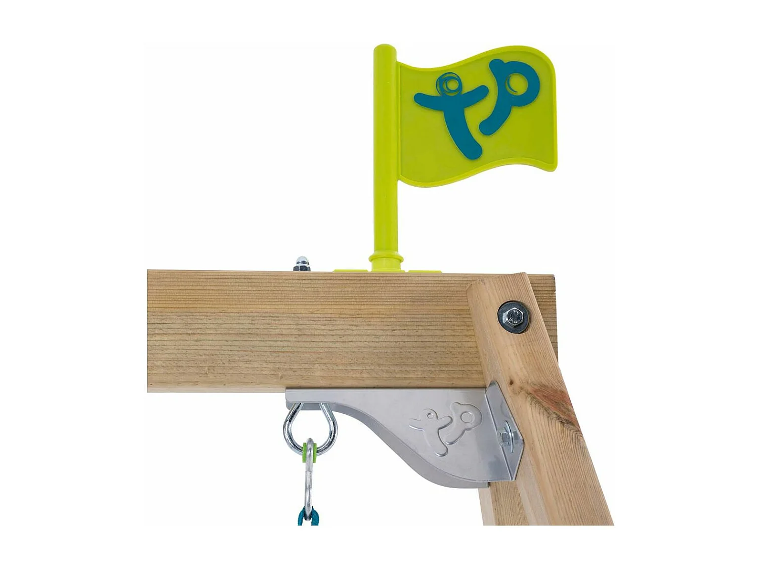 Portique en bois balançoire Forest 2 balançoires