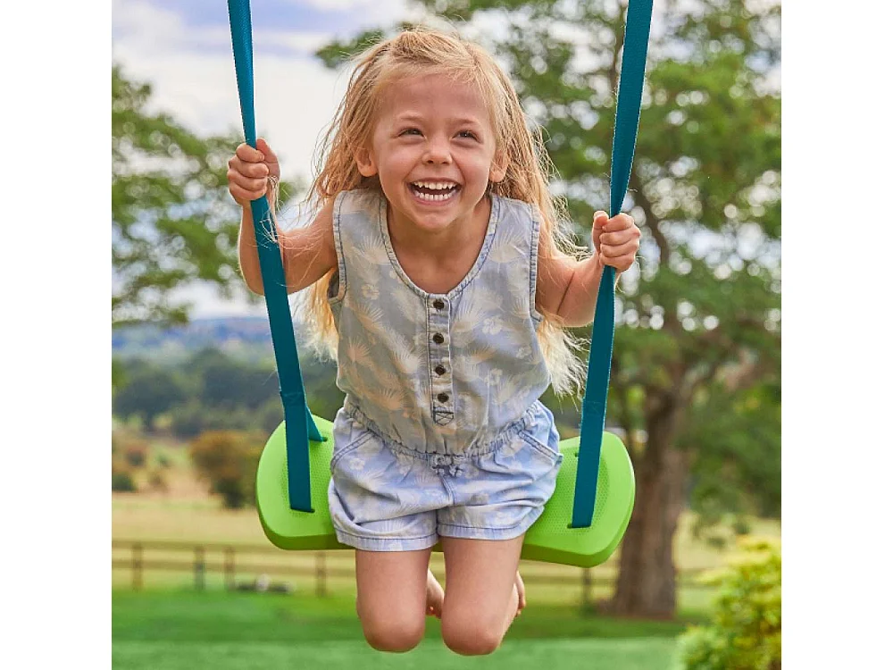 Portique en bois balançoire Forest 2 balançoires