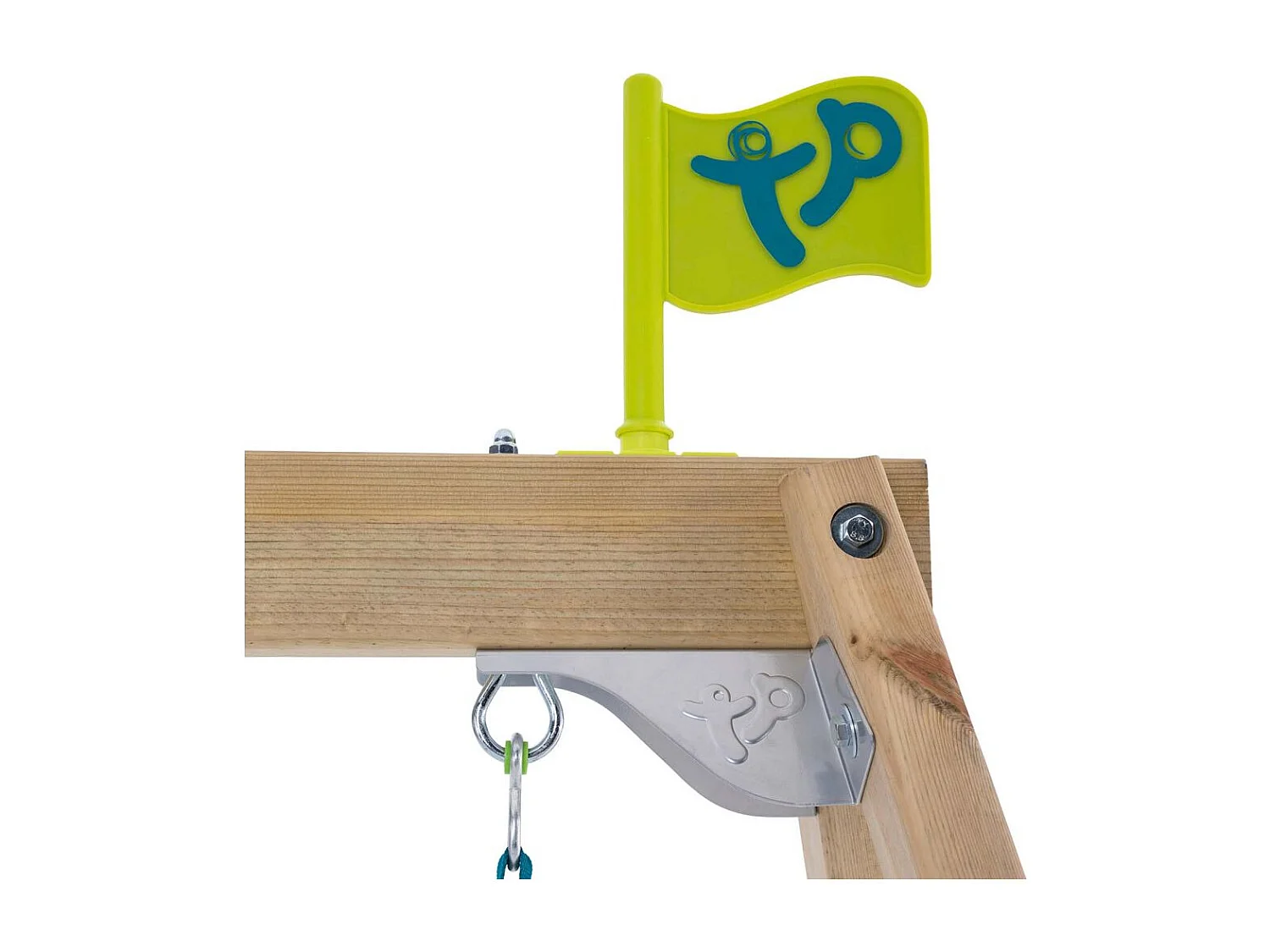 Portique en bois balançoire Forest 1 balançoire