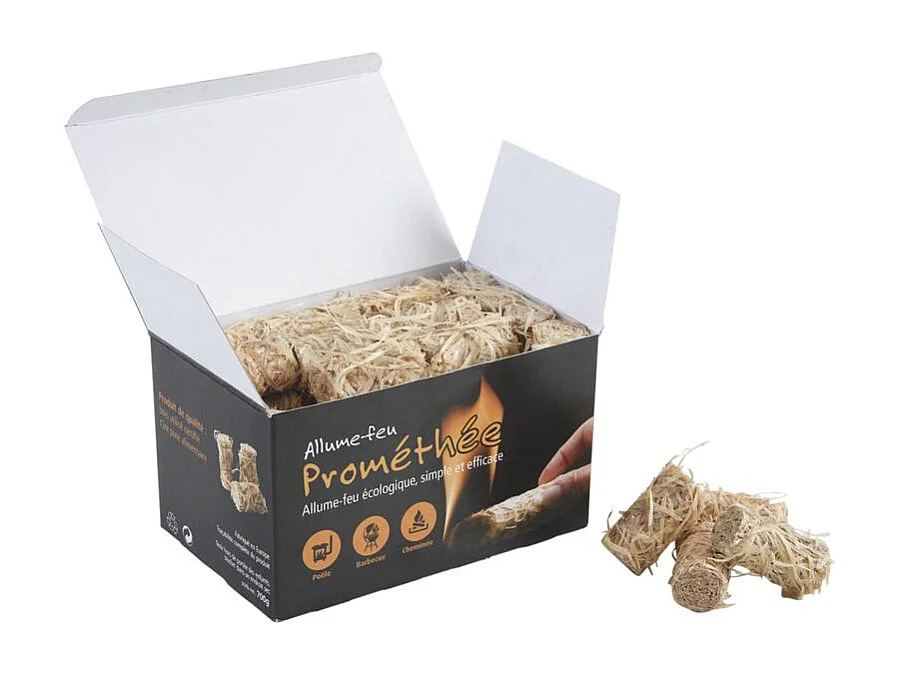 Batonnet allume feu cheminée poele ou barbecue (par 52)