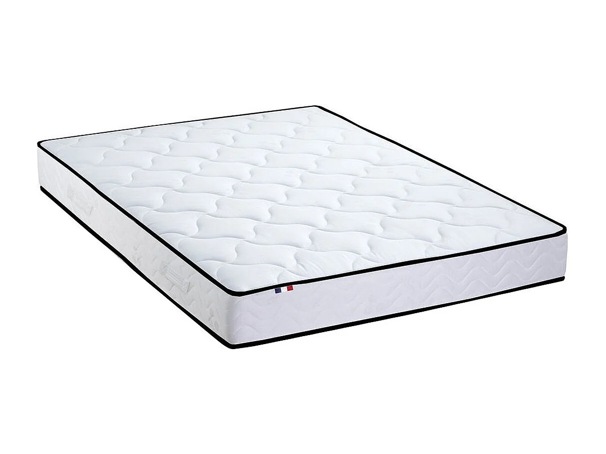 Matelas Ressorts + Mémoire de forme ELOISE - Made in France Dimensions - 140 x 190 cm