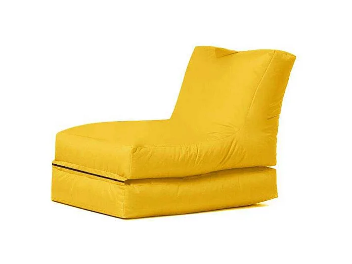 Pouf convertible / coussin de sol Kendel Jaune